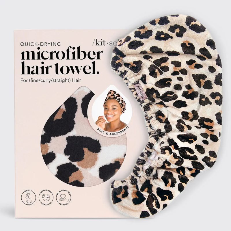 4921 Microfiber HairTowel Cleanse Leopard hero