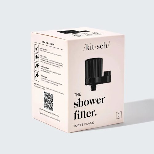 65751 ShowerFilterAttachment BottleFreeBeauty MatteBlack pkg 2 1280x1280px