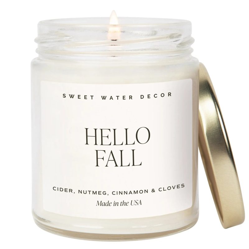 C117 HELLO FALL 9OZ CANDLE SWD 2024 WB 244944