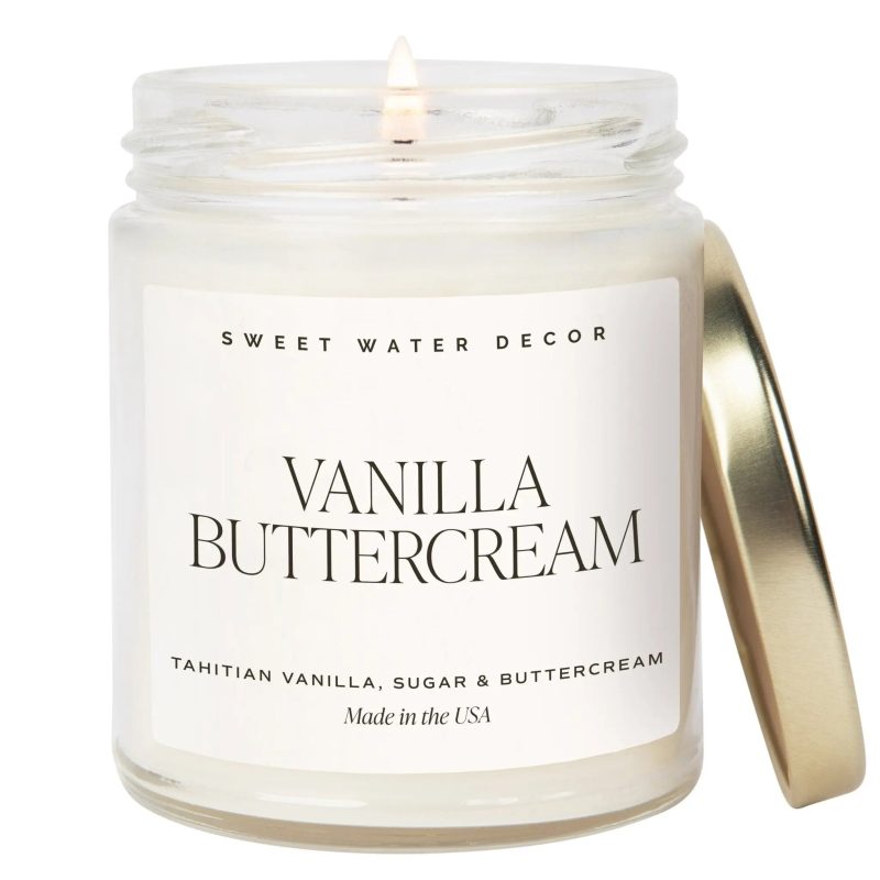 C162 VANILLA BUTTERCREAM 9OZ CANDLE SWD 2024 WB 163013