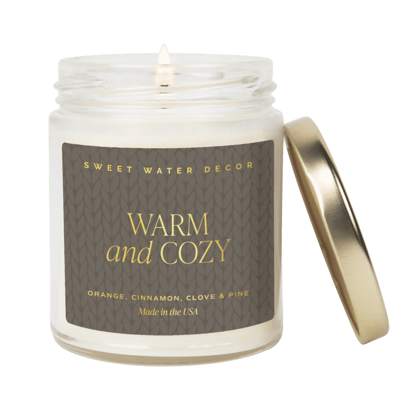 CJ081 WARM AND COZY PATTERNED CANDLE WB SOONA SEPT 2023 SWEET WATER DECOR 1 292581