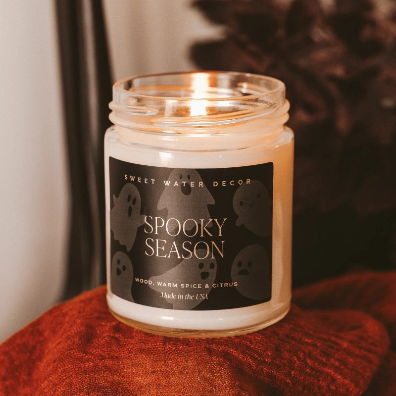 CJ115 SPOOKY SEASON NON TOXIC CANDLE 1 843798