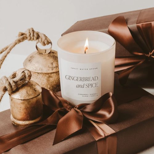 CL142 GINGERBREAD AND SPICE CHRISTMAS CANDLE 891542