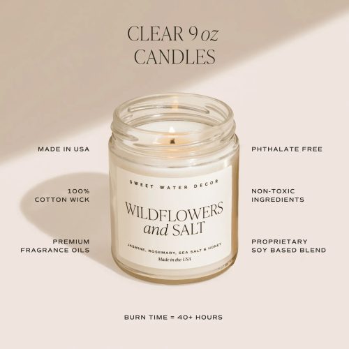 CLEAR 9OZ CANDLE VALUE GRAPHIC 2024 128139