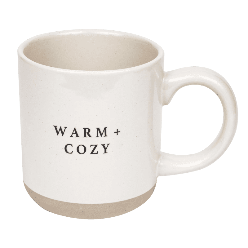 CM073 WARM AND COZY STONEWARE COFFEE MUG WB MAY 2023 SWEET WATER DECOR 631052