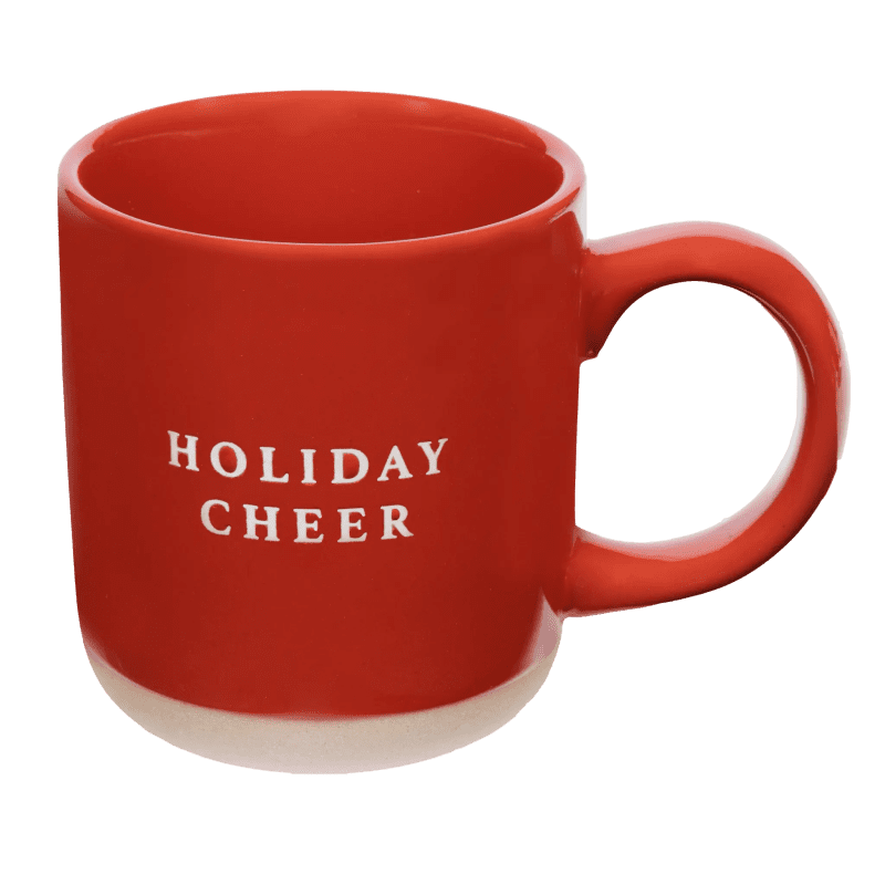 CM118 HOLIDAY CHEER RED STONEWARE COFFEE MUG SOONA MAY 2023 SWEET WATER DECOR 1 772497