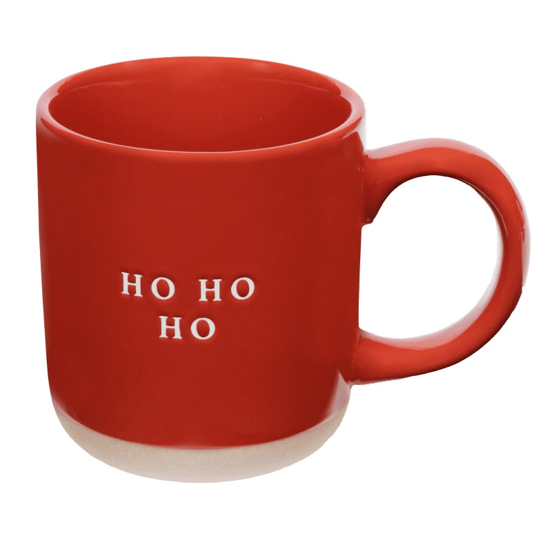 CM120 HO HO HO RED STONEWARE COFFEE MUG SOONA MAY 2023 SWEET WATER DECOR 3 839583