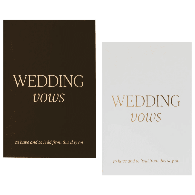 NB026 WEDDING VOWS BOOKLET SET SWEET WATER DECOR WB 229620