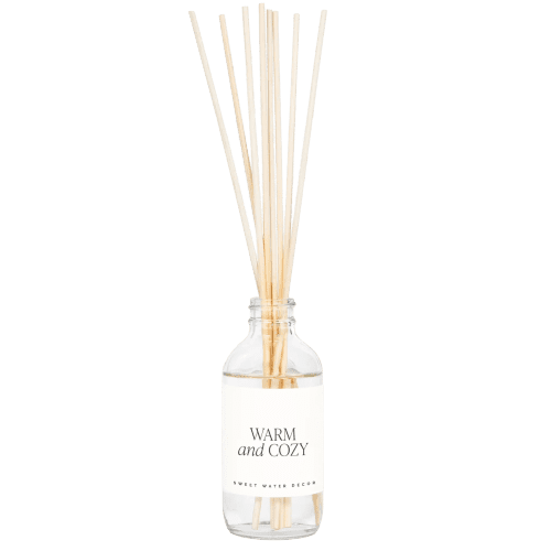 R132C WARM AND COZY CLEAR REED DIFFUSER BOX WB SOONA MAY 2023 SWEET WATER DECOR 2 155531