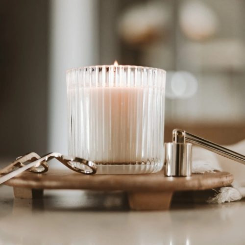 RIBBED CANDLE INFINITY HOMES MAY 2023 SWEET WATER DECOR 7 133470