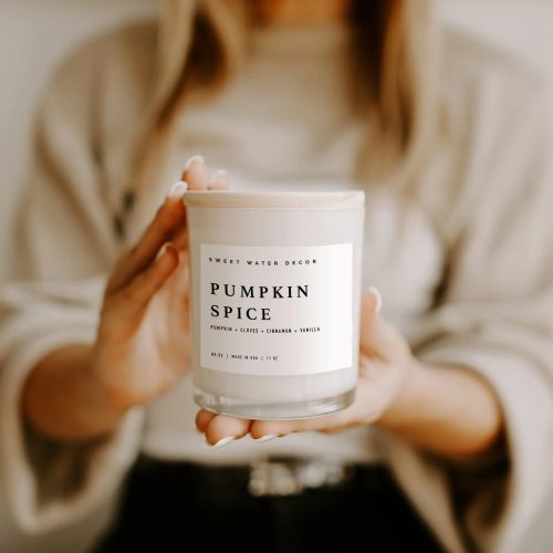 best pumpkin spice clear candle