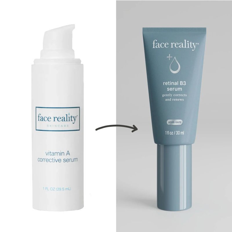 face reality vitamin a new packaging retinal b3 serum