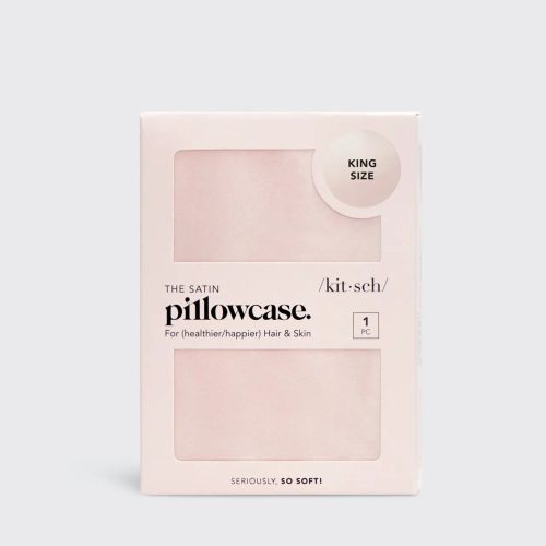 pink king satin pillowcase