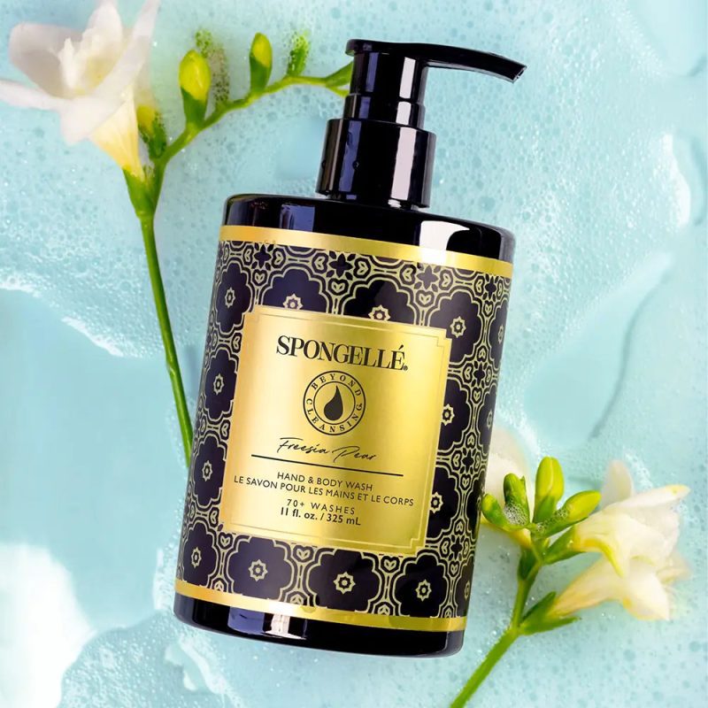 spongelle freesia pear body wash